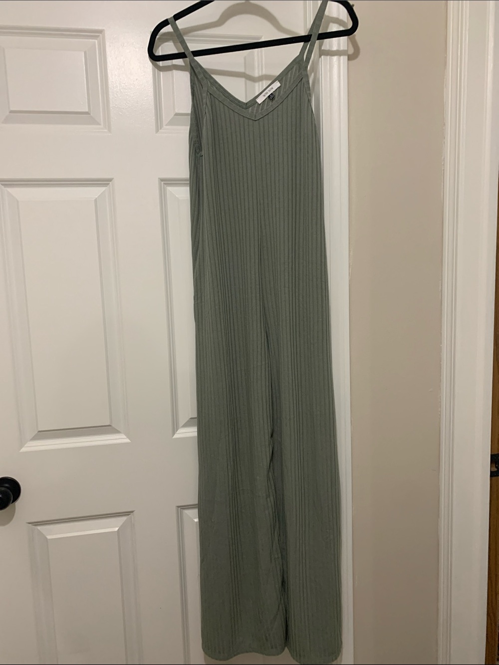 WinWin Sage Green Knit Jumpsuit